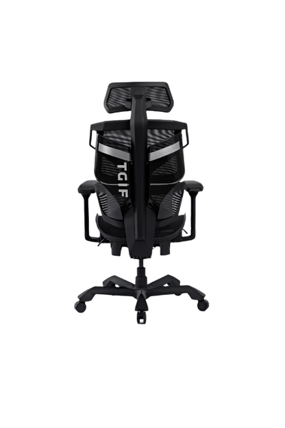 Picture showing a TGIF Ace Home black from the back
