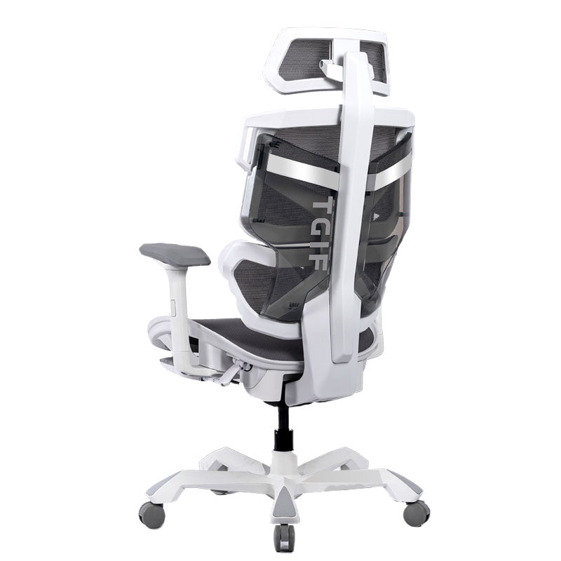 Picture showing a TGIF Ace Home white from the back side