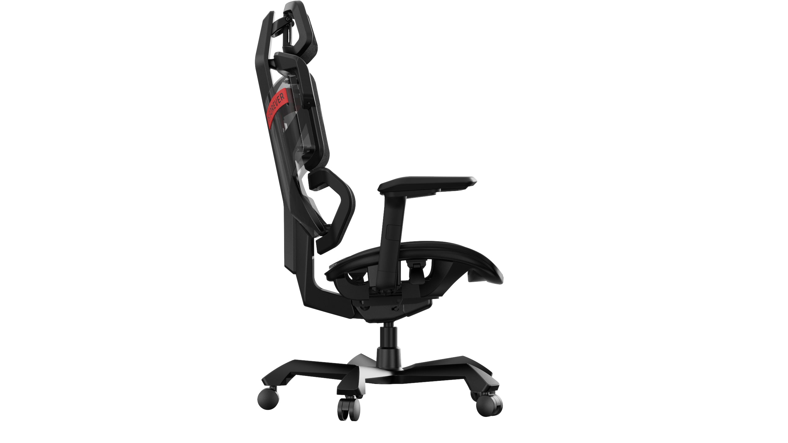 Picture showing the TGIF Ace Game Black from the side