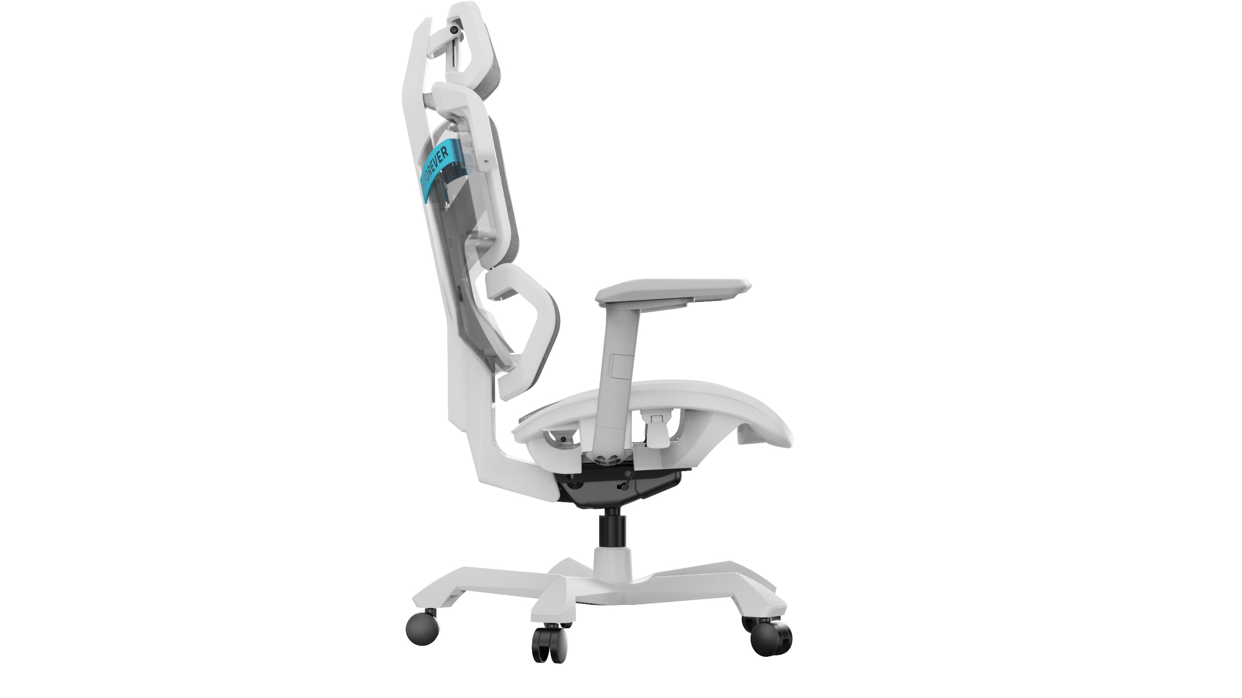 Picture showing the TGIF Ace Game White from the side