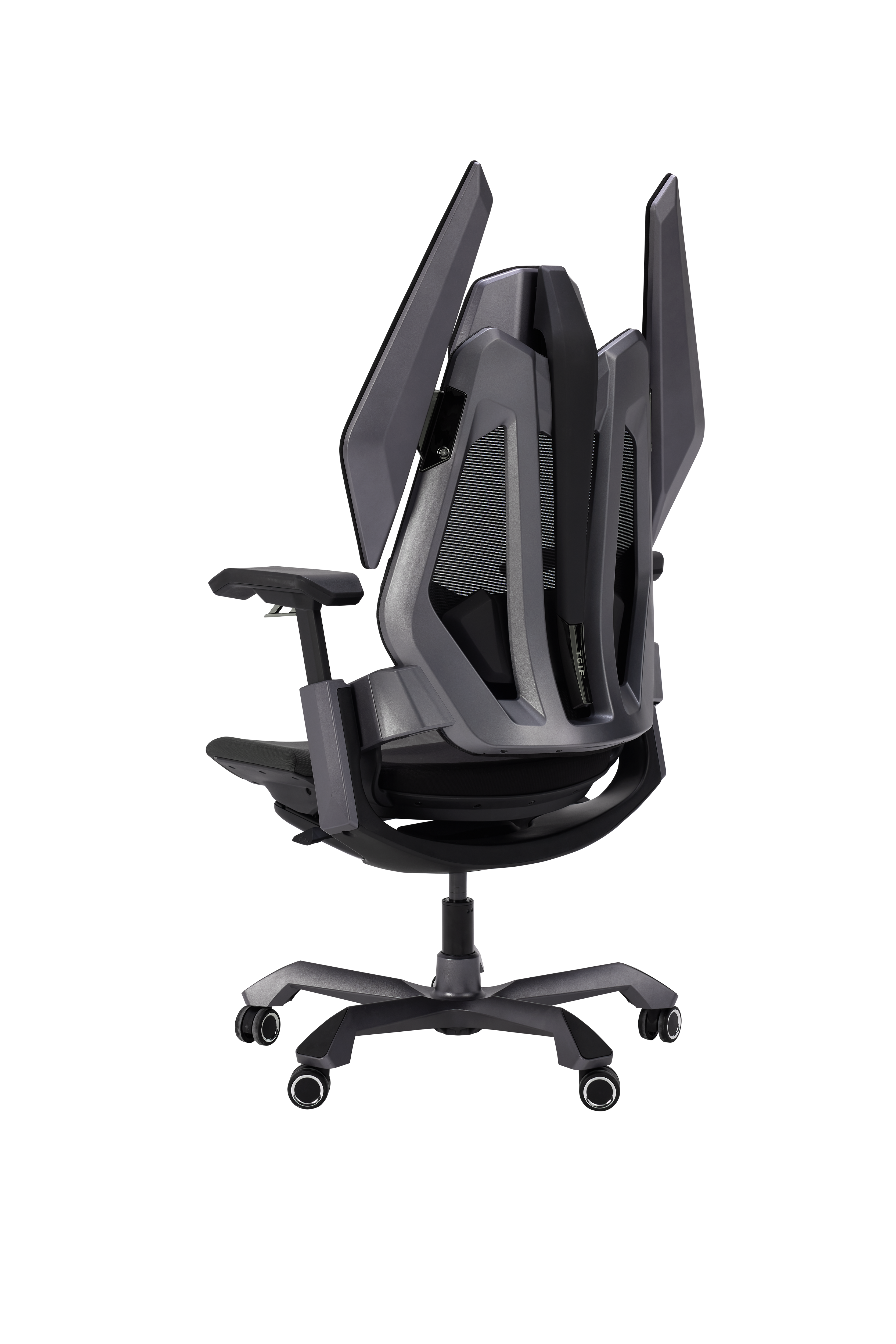 Picture showing the TGIF T0 Pro grey from the back side